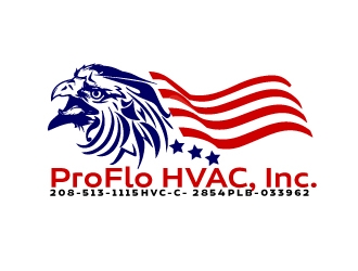ProFlo HVAC, Inc. logo design by AamirKhan