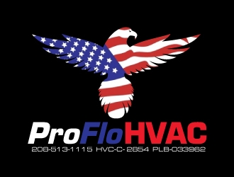 ProFlo HVAC, Inc. logo design by AamirKhan