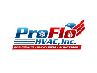 ProFlo HVAC, Inc. logo design by Panara