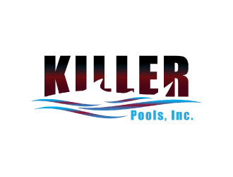 Killer Pools, Inc. logo design by nona