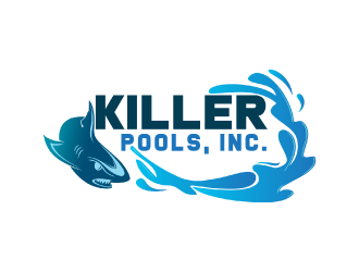 Killer Pools, Inc. logo design by nona