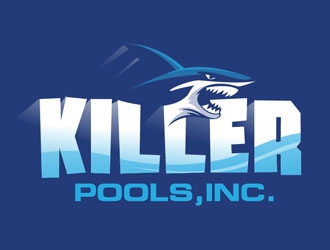 Killer Pools, Inc. logo design by frontrunner
