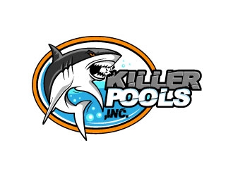 Killer Pools, Inc. logo design by usashi