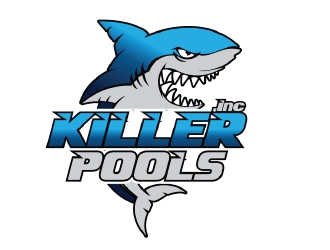 Killer Pools, Inc. logo design by KreativeLogos