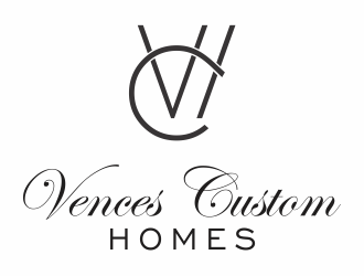 Vences Custom Homes logo design by up2date