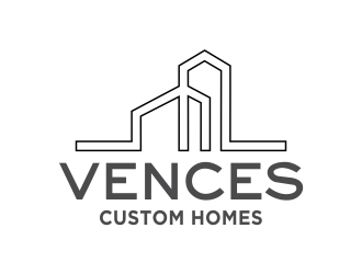 Vences Custom Homes logo design by cikiyunn