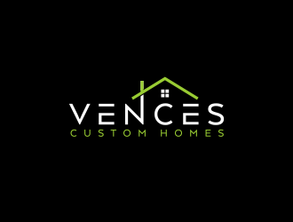 Vences Custom Homes logo design by pakderisher