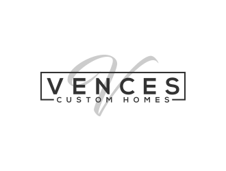 Vences Custom Homes logo design by pakderisher