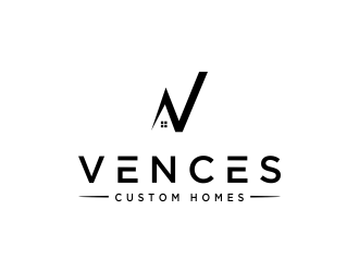 Vences Custom Homes logo design by oke2angconcept