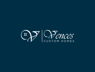 Vences Custom Homes logo design by p0peye