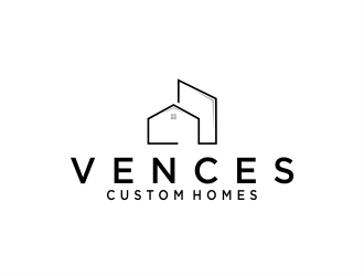 Vences Custom Homes logo design by evdesign