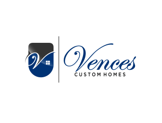 Vences Custom Homes logo design by evdesign