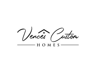 Vences Custom Homes logo design by RIANW