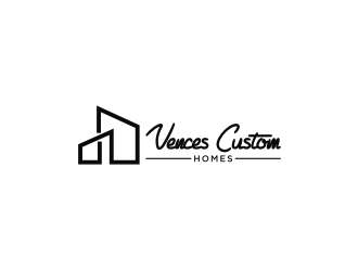 Vences Custom Homes logo design by logitec