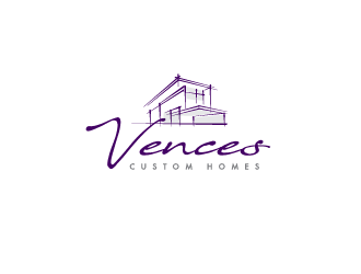 Vences Custom Homes logo design by PRN123