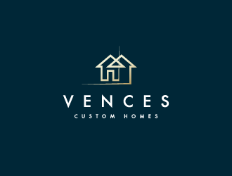 Vences Custom Homes logo design by PRN123