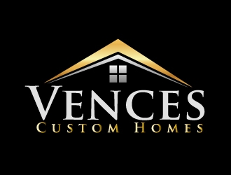 Vences Custom Homes logo design by AamirKhan