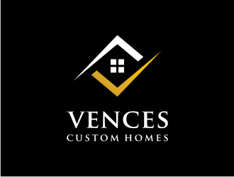 Vences Custom Homes logo design by artery