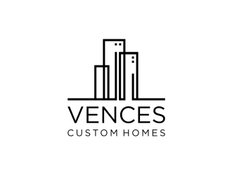 Vences Custom Homes logo design by Kraken