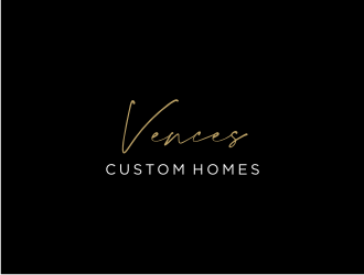 Vences Custom Homes logo design by Kraken