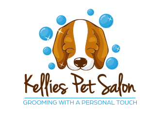 Kellies Pet Salon logo design by qqdesigns
