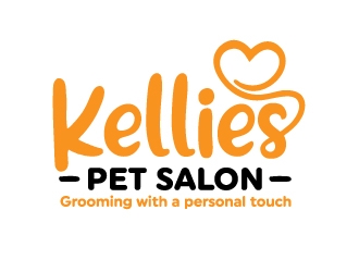 Kellies Pet Salon logo design by ORPiXELSTUDIOS