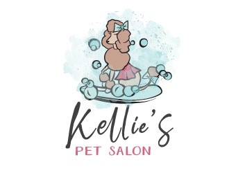 Kellies Pet Salon logo design by designstarla
