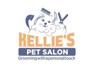 Kellies Pet Salon logo design by YONK