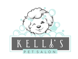 Kellies Pet Salon logo design by veron