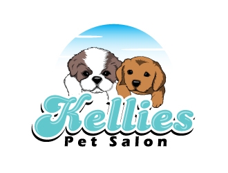 Kellies Pet Salon logo design by AamirKhan