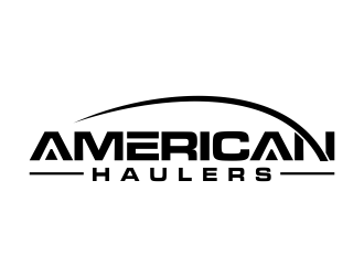 American Haulers logo design by oke2angconcept