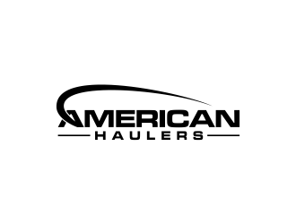 American Haulers logo design by oke2angconcept