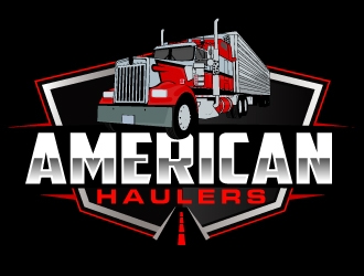 American Haulers logo design by AamirKhan