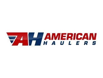 American Haulers logo design by labo