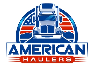 American Haulers logo design by DreamLogoDesign