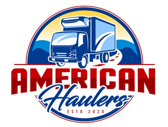 American Haulers logo design by DreamLogoDesign