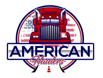 American Haulers logo design by DreamLogoDesign
