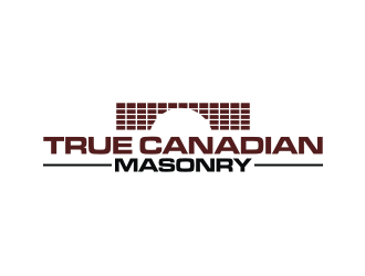 True Canadian Masonry logo design by Diancox