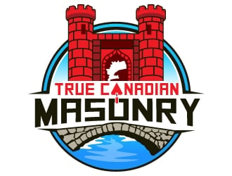True Canadian Masonry logo design by Suvendu