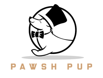 Pawsh Pup logo design by Dodong