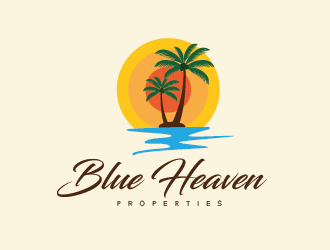Blue Heaven Properties logo design by czars