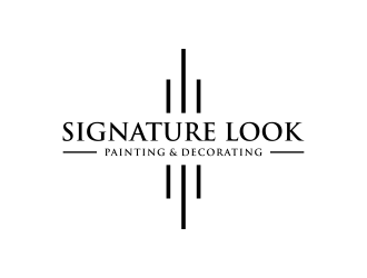Signature Look Painting & Decorating logo design by p0peye