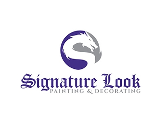 Signature Look Painting & Decorating logo design by logoguy