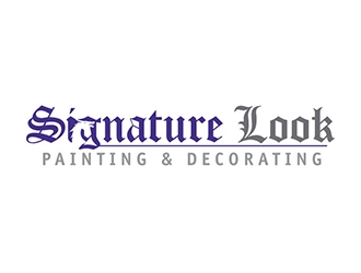 Signature Look Painting & Decorating logo design by logoguy