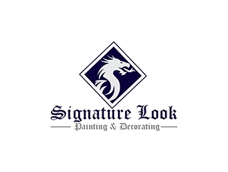 Signature Look Painting & Decorating logo design by logoguy