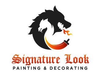 Signature Look Painting & Decorating logo design by MonkDesign
