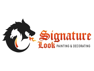 Signature Look Painting & Decorating logo design by MonkDesign