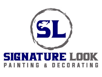 Signature Look Painting & Decorating logo design by MonkDesign