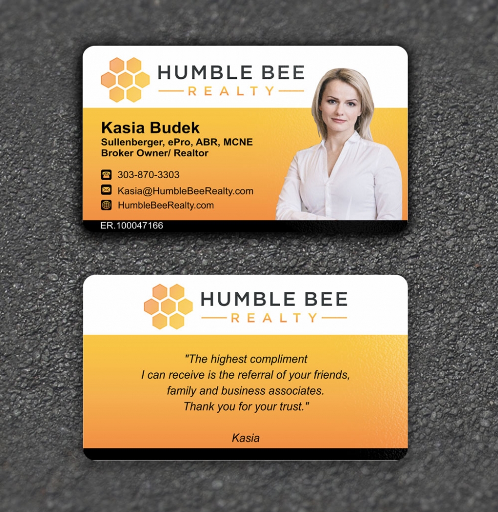 Humble Bee Realty logo design by ManishKoli