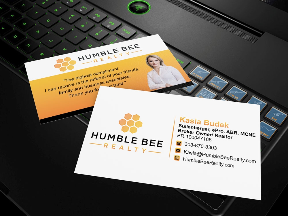 Humble Bee Realty logo design by ManishKoli